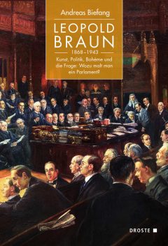 Buchcover "Leopold Braun (1868-1943). Kunst, Politik, Bohème und die Frage:Wozu malt man ein Parlament?" von Andreas Biefang